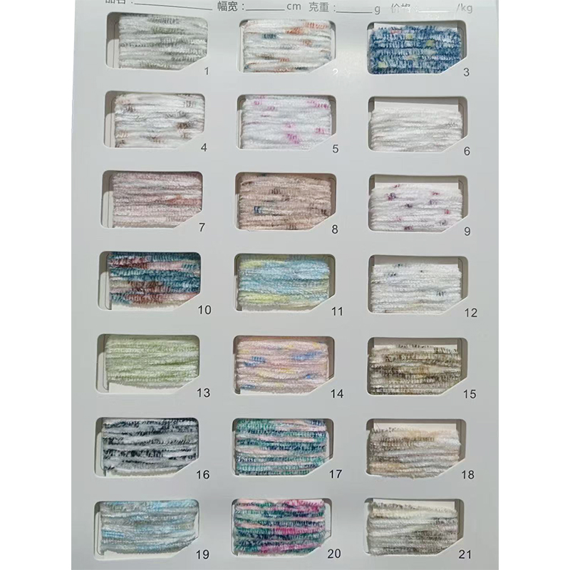 Buong matte polyester chenille sinulid