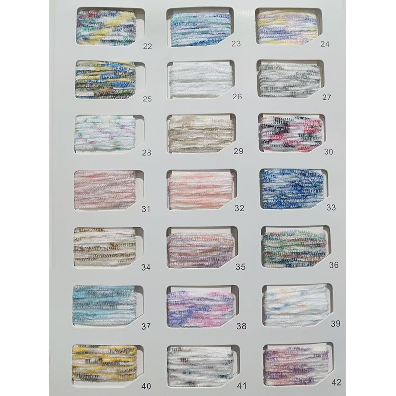 Buong matte polyester chenille sinulid Buong matte polyester chenille sinulid