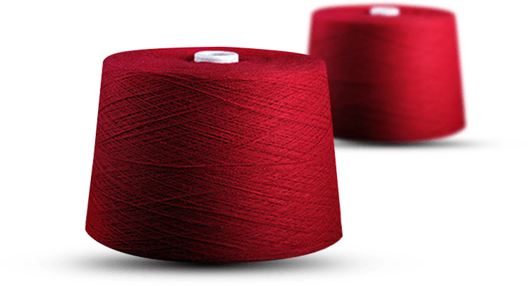 Tinina ang sinulid na polyester